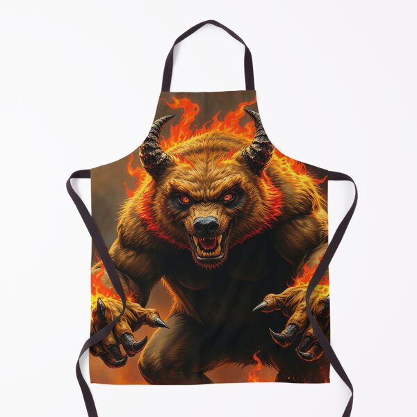 Item preview, Demon Bear - Engulfed in Flames designed and sold by shakespeare1212.