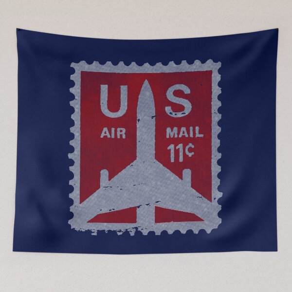 Item preview, Air Mail Express – Vintage U.S. Stamp  designed and sold by bubbliciousart.