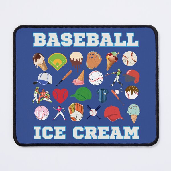 Item preview, Baseball Dripping Ice Cream Drip Youth Boys Baseball designed and sold by Pishpunta.