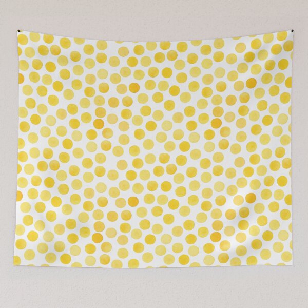 Item preview, Yellow Watercolor Dots designed and sold by Rachel Fritz Watson.