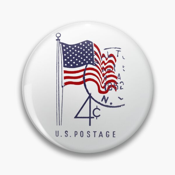 Item preview, Stamped in Freedom – U.S. Flag Postage designed and sold by bubbliciousart.