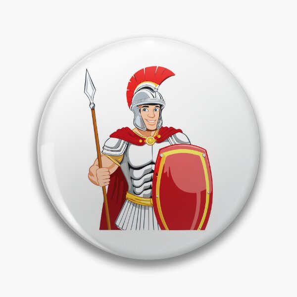 Item preview, Roman centurion, Roman soldier in a helmet with crest, with a shield and a spear, Roman legionary soldier designed and sold by Danler.