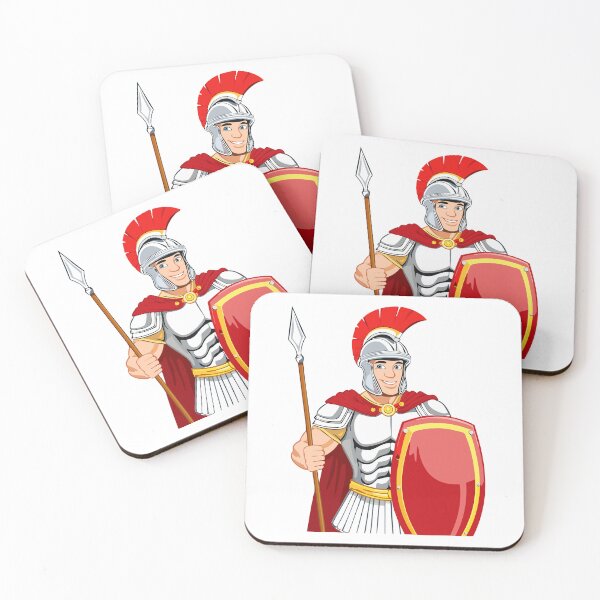 Item preview, Roman centurion, Roman soldier in a helmet with crest, with a shield and a spear, Roman legionary soldier designed and sold by Danler.