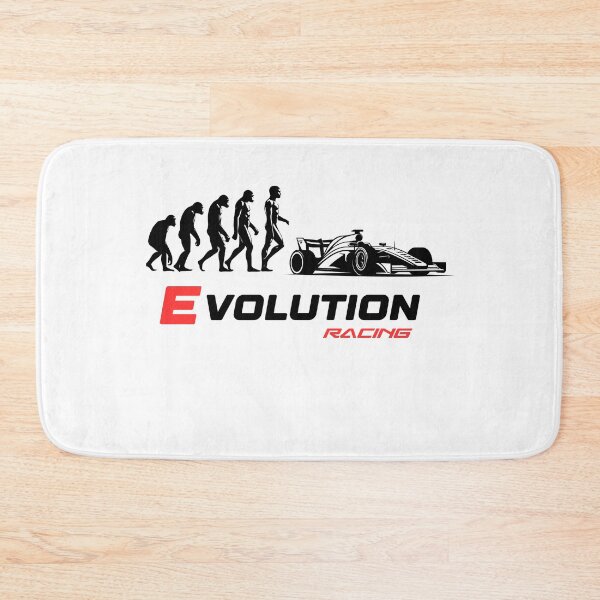 Aperçu de l'œuvre Evolution Racing Évolution humaine Formule 1 créée et vendue par thundergearshop.
