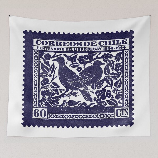 Item preview, Sello de Chile – Vintage Postage Tribute  designed and sold by bubbliciousart.