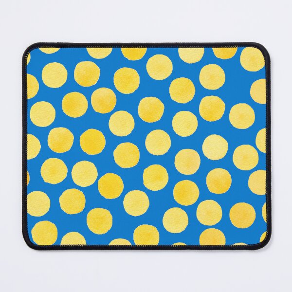Item preview, Yellow Dots on Blue designed and sold by Rachel Fritz Watson.