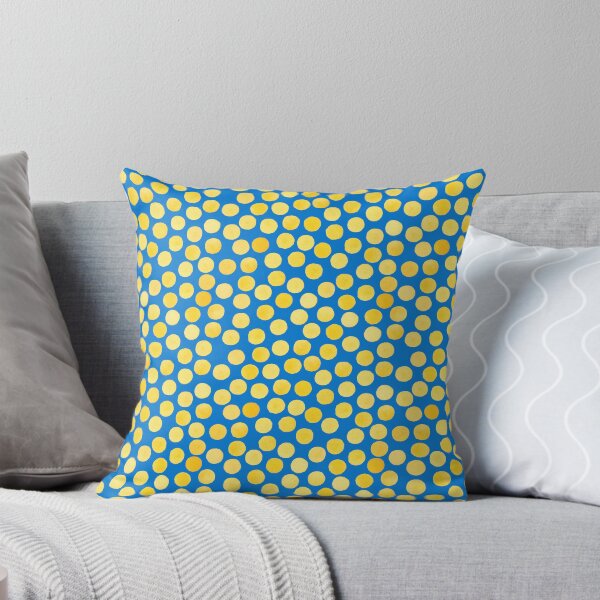 Item preview, Yellow Dots on Blue designed and sold by Rachel Fritz Watson.