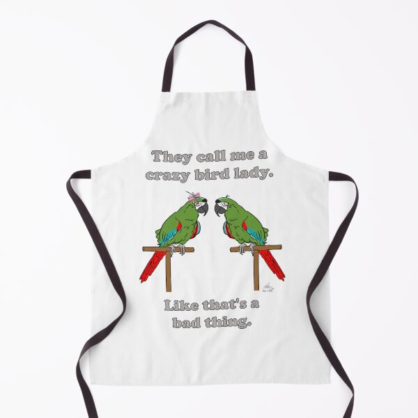Item preview, Crazy Bird Lady - Severe Macaw designed and sold by Laughing Parrot Studio.