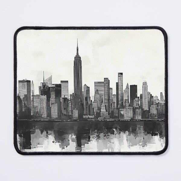 Item preview, Timeless Black and White View of New York Skyline designed and sold by daila70.