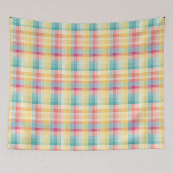 Item preview, Spring plaid for her in pastel designed and sold by seahorse crossing.