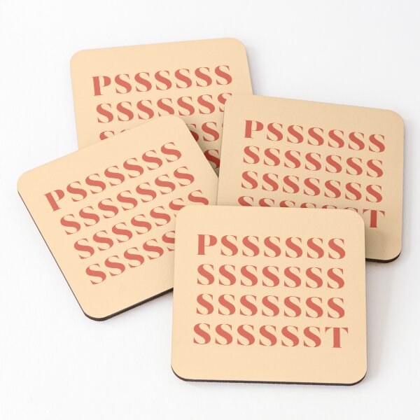 Artikelvorschau, Pssst! - Lustiges und verspieltes Anruf-Ausdrucksdesign entworfen und verkauft von bubbliciousart.