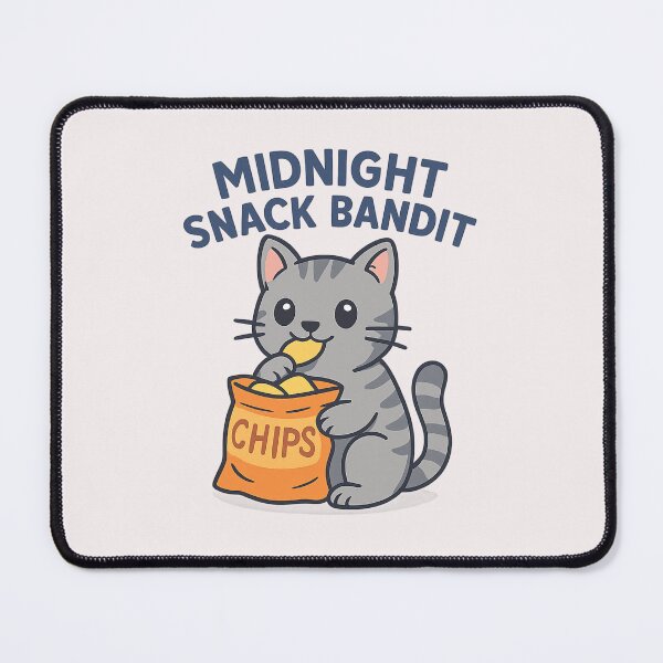 Item preview, Midnight Snack Bandit – Cute Tabby Cat Edition designed and sold by ALITOPRINCE.