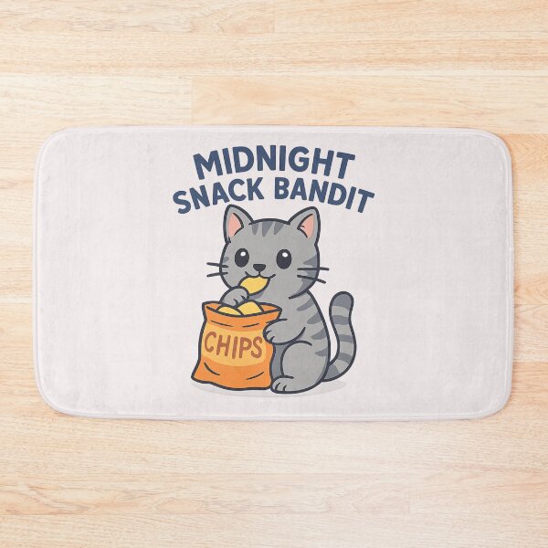 Item preview, Midnight Snack Bandit – Cute Tabby Cat Edition designed and sold by ALITOPRINCE.