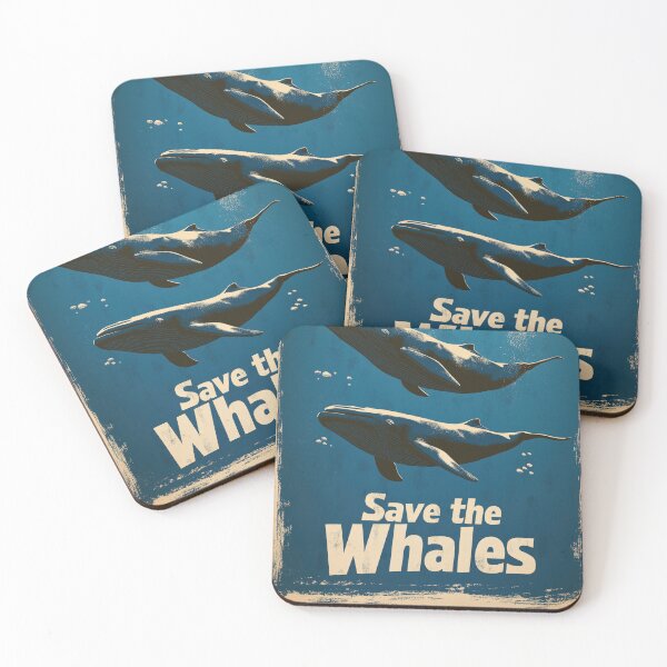 Item preview, Save the Whales - About to Breach designed and sold by PortSundries.
