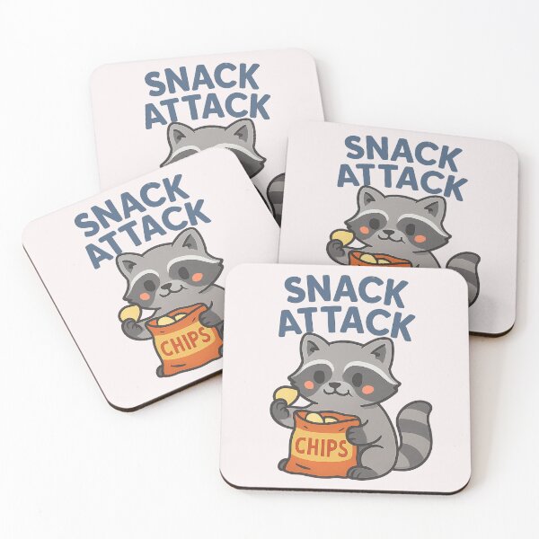 Item preview, Snack Attack – Chubby Raccoon Edition designed and sold by ALITOPRINCE.