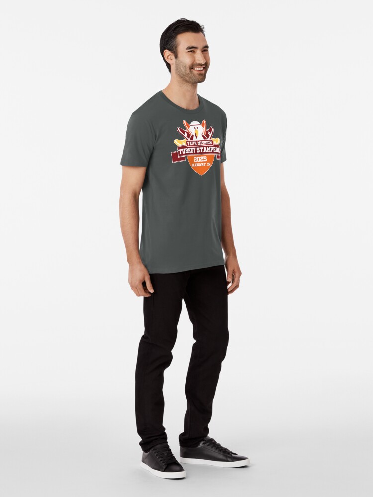 Thumbnail 3 of 6, Premium T-Shirt, Turkey Stampede 2025 designed and sold by TurkeyStampede.