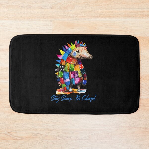 Item preview, Stay Sharp – Be Colorful | Colorful hedgehog with a funny saying | Funny statement shirt for creative minds designed and sold by KolbaVison.