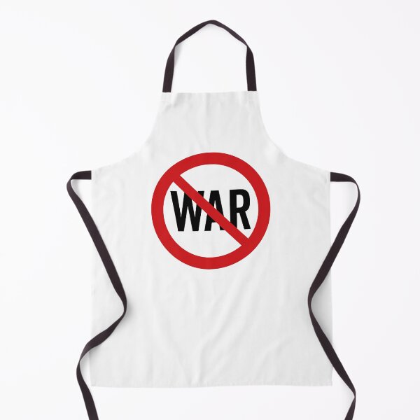 Item preview, NO War / Anti War Symbol / Against War (On White) designed and sold by STUDIO-72.