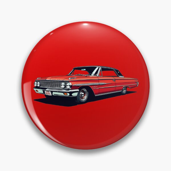 Item preview, 1964 Ford Galaxie 500 – Classic Red American Cruiser Art designed and sold by TheArtOfCar.
