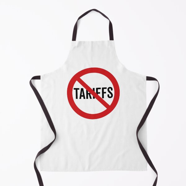 Item preview, NO Tariffs / Anti-Tariff Symbol / Against Trade War (On White) designed and sold by STUDIO-72.