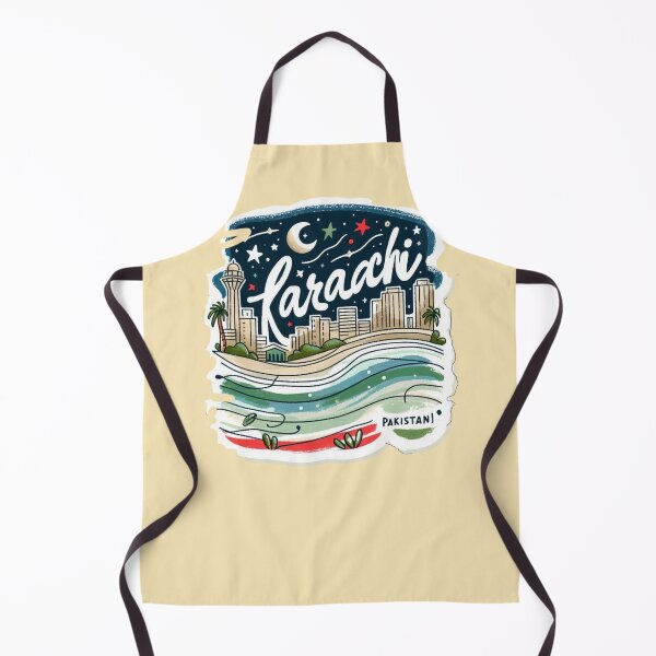 Item preview, Karachi Pakistan Minimalist Watercolor Cityscape Sticker, designed and sold by PaintMeWorld.