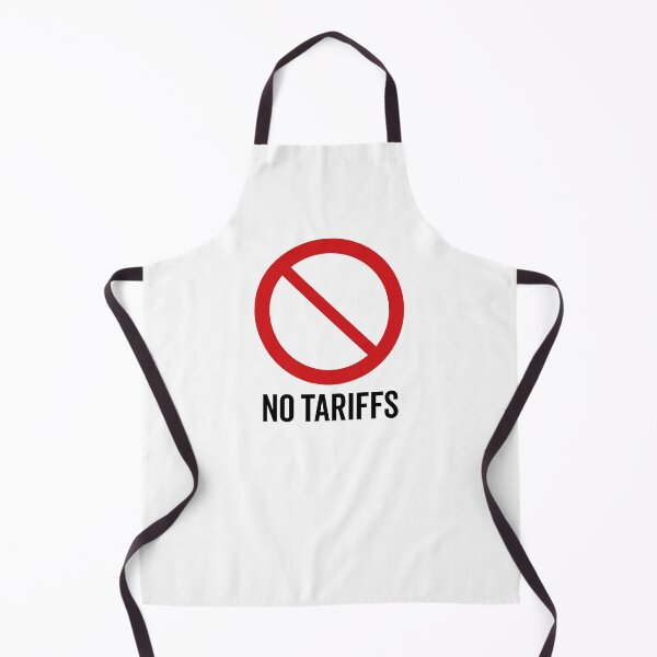 Item preview, NO Tariffs / Anti-Tariff Symbol / Against Trade War V2 (On White) designed and sold by STUDIO-72.