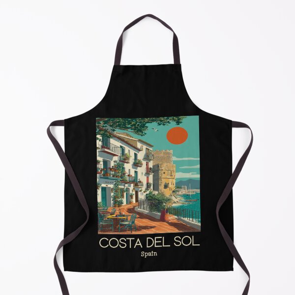 Item preview, A Vintage Travel Art of Costa del Sol - Spain  designed and sold by GoodOldVintage.