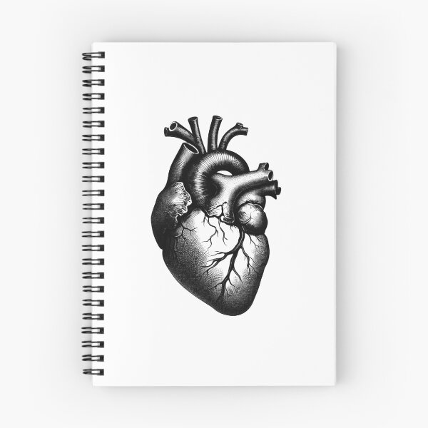 Item preview, Detailed Anatomical Heart Illustration designed and sold by NTGUILTY.
