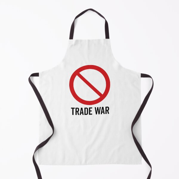 Item preview, NO Trade War / Anti-Trade War Symbol / Against Tariffs V2 (On White) designed and sold by STUDIO-72.