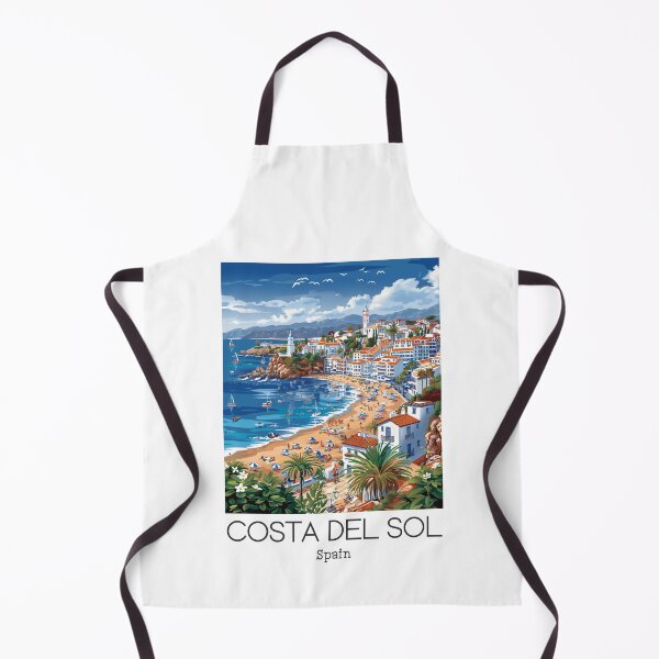 Item preview, A Vintage Travel Art of Costa del Sol - Spain designed and sold by GoodOldVintage.