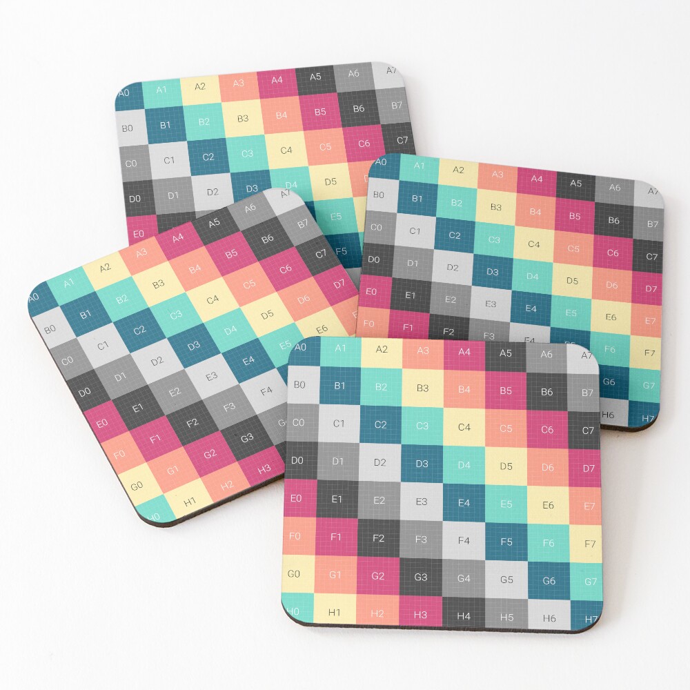 Item preview, Coasters (Set of 4) designed and sold by BubblePopRed.