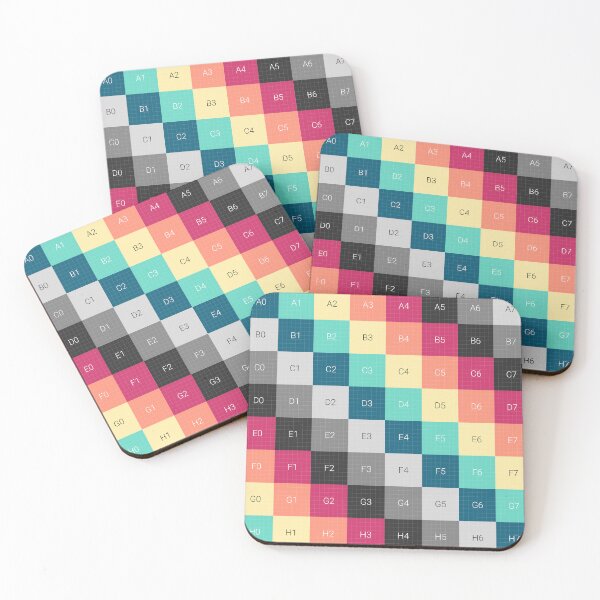 Item preview, UV Map Checker Colorful Pattern 3D designed and sold by BubblePopRed.
