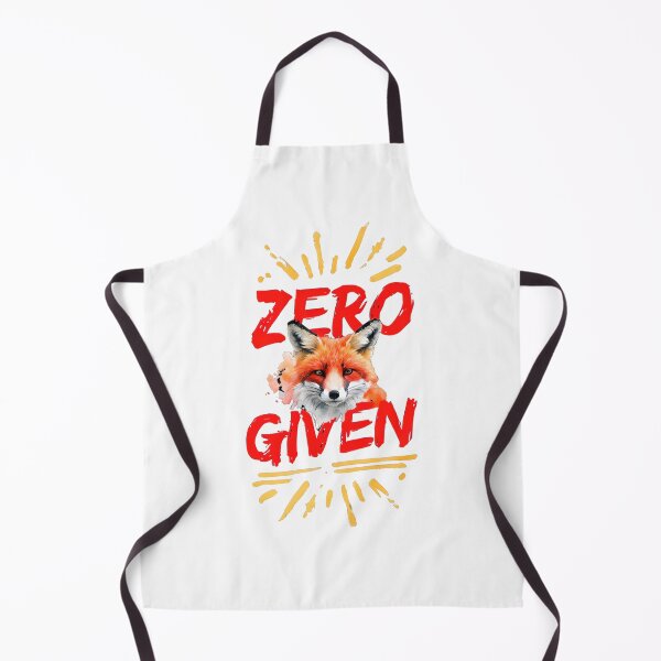 Item preview, Zero Fox Given, Funny Animal Art, Sarcastic Art designed and sold by fenrirwulf68.
