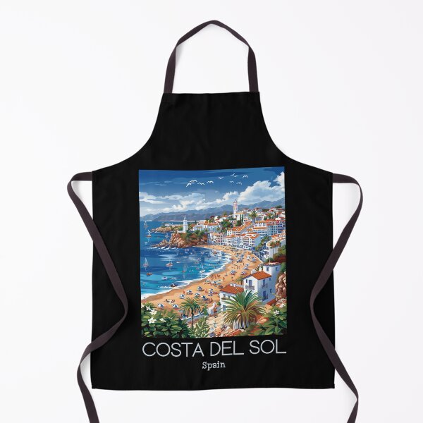 Item preview, A Vintage Travel Art of Costa del Sol - Spain designed and sold by GoodOldVintage.