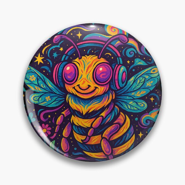 Item preview, Buzzed and Groovin' Bee designed and sold by Ambient Mind Design.