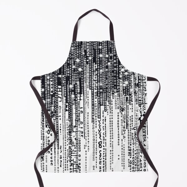Item preview, Digital Matrix Binary Code Cyberpunk Art designed and sold by Chroma Myst.