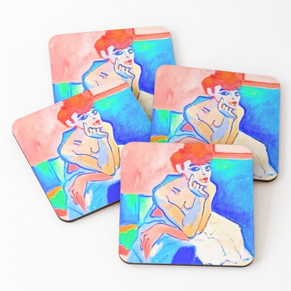 Item preview,  Woman in a Chemise is a Fauvist Oil Painting created by André Derain in 1906. (Digitally enhanced by WatermarkNZ Press) designed and sold by CristalleLisa.