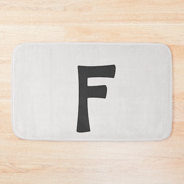 Item preview, letter f black designed and sold by ZiphGames.