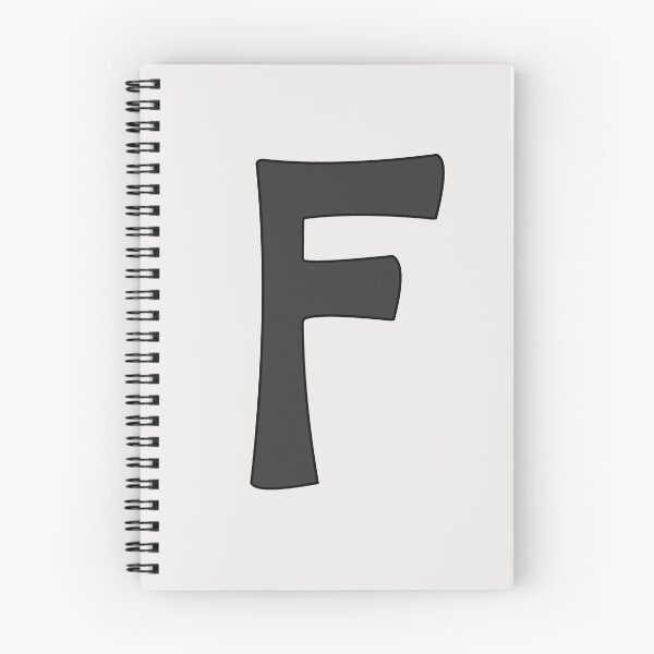 Item preview, letter f black designed and sold by ZiphGames.