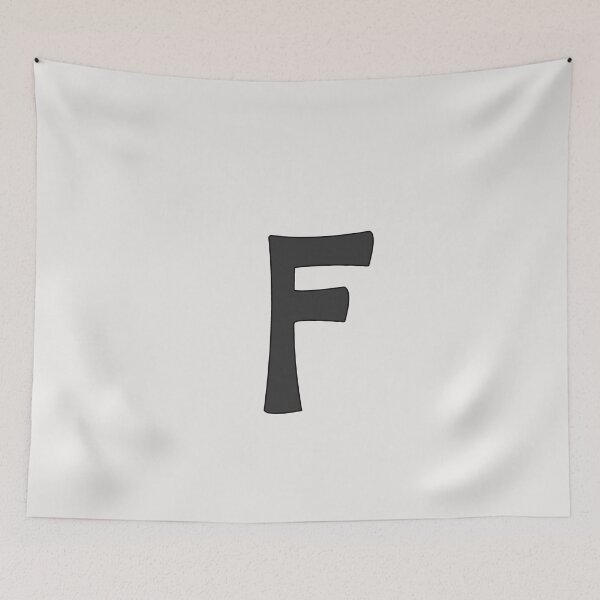 Item preview, letter f black designed and sold by ZiphGames.