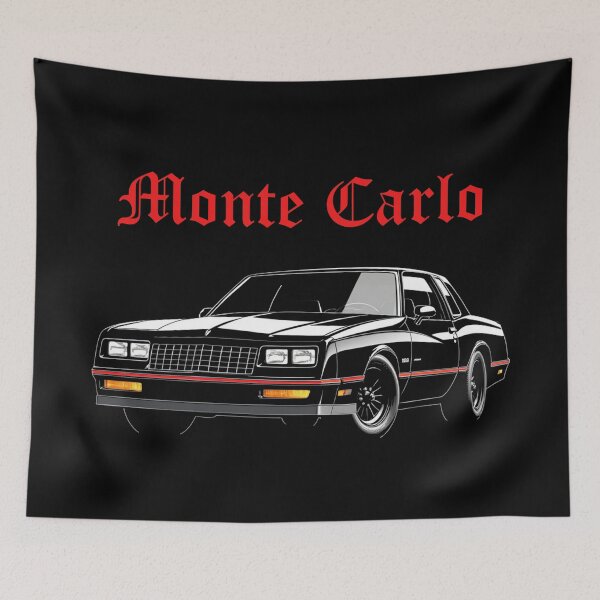 Item preview, 1988 Monte Carlo SS – G-Body Muscle Car Art with Retro Typography designed and sold by TheArtOfCar.