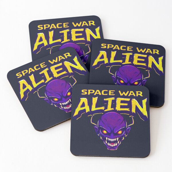 Item preview, Space War: ALIEN – Retro Horror Invader Art designed and sold by SteadyRolling.
