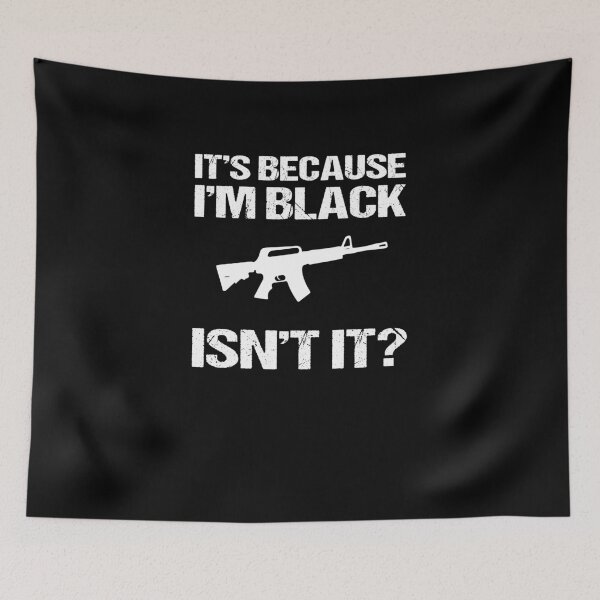 Item preview, It's Because I'm Black Isn't It designed and sold by TeeTimeGuys.