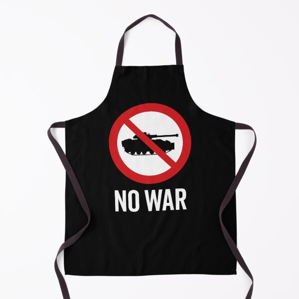 Item preview, NO War / Anti War Symbol / Against War V5 (On Black) designed and sold by STUDIO-72.