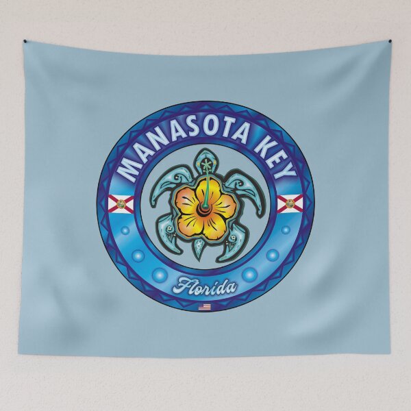 Item preview, Manasota Key Florida sea turtle hibiscus designed and sold by studioss76.