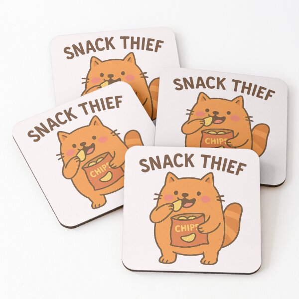 Item preview, Snack Thief – Chunky Orange Cat Edition designed and sold by ALITOPRINCE.
