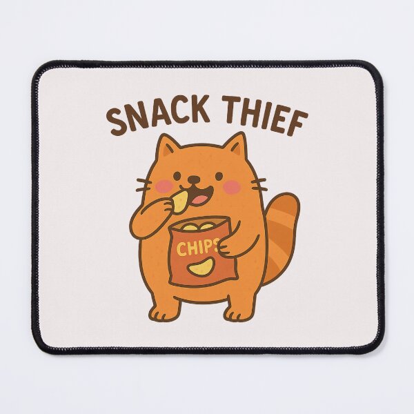 Item preview, Snack Thief – Chunky Orange Cat Edition designed and sold by ALITOPRINCE.