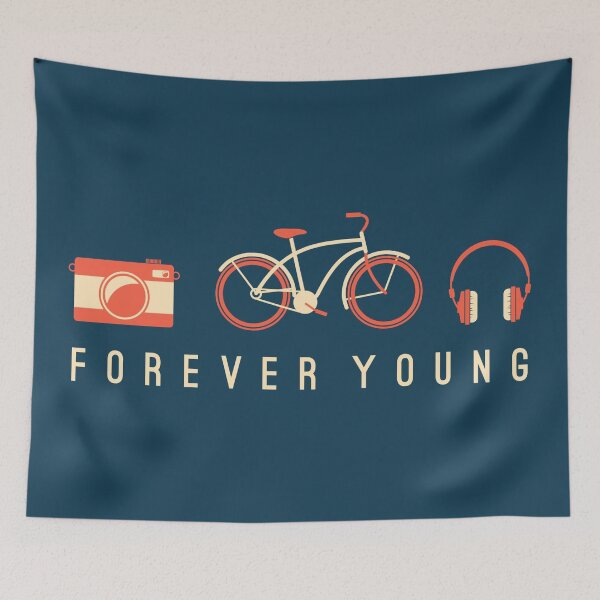 Item preview, Forever Young with Wheels Beats and Clicks designed and sold by bubbliciousart.