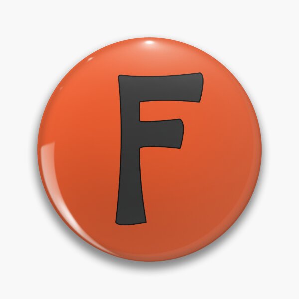 Item preview, letter f black designed and sold by ZiphGames.