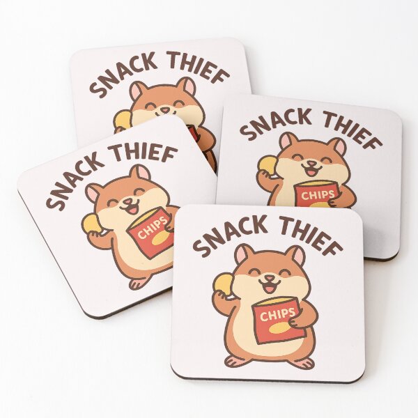 Item preview, Snack Thief – Smiling Hamster Delight designed and sold by ALITOPRINCE.